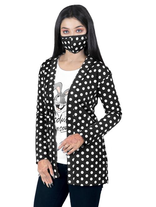 black polka dots regular shrug - 20430069 - Very Small Image - 1