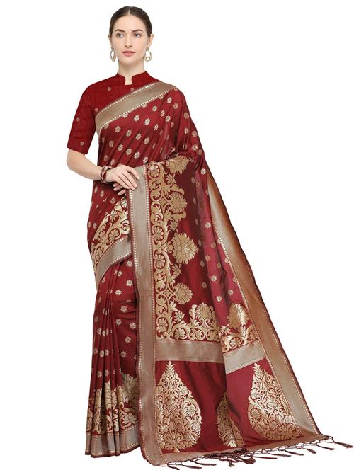 women's banarasi saree - 20432506 - Very Small Image - 1