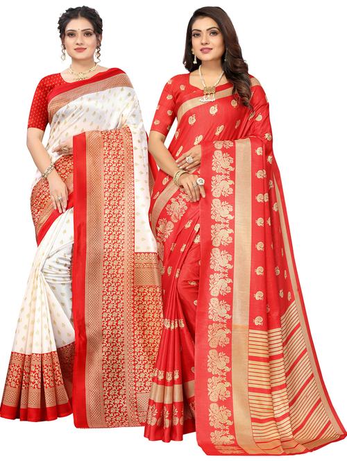 women's saree combo with blouse - 20433277 - Very Small Image - 1