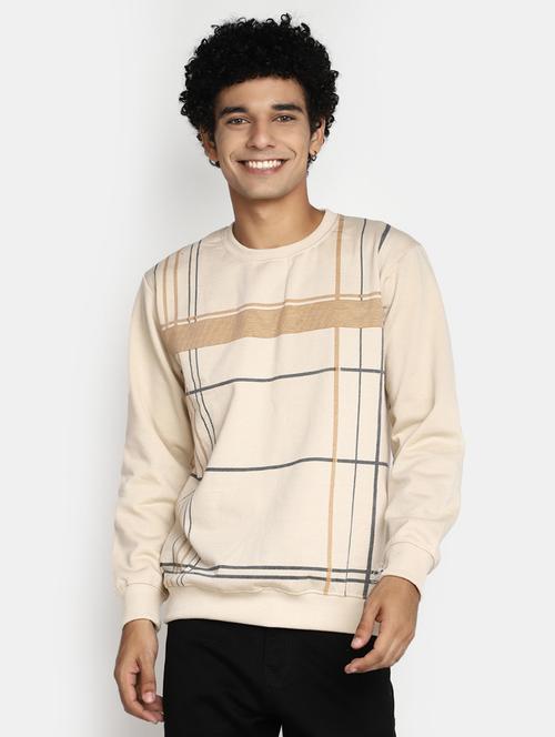 checked pullover sweatshirt - 20434160 - Very Small Image - 1