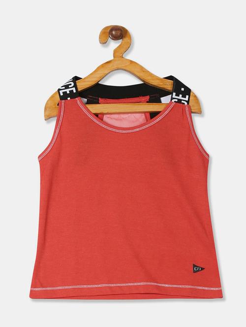 orange cotton tee - 20434279 - Very Small Image - 1