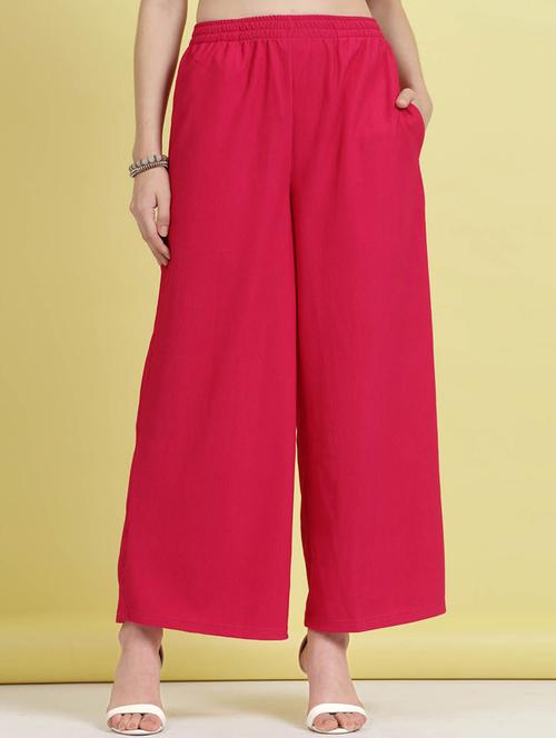 women solid wide leg trouser - 20442282 - Very Small Image - 1