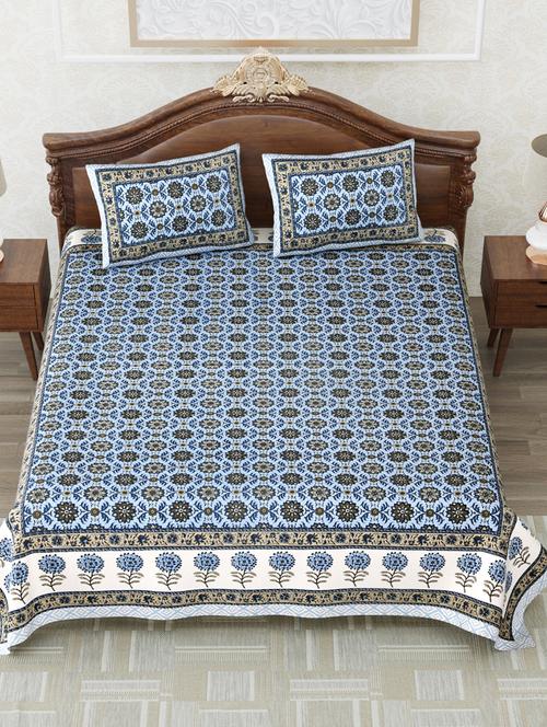 quilt n razai printed bedsheet set - 20443863 - Very Small Image - 1