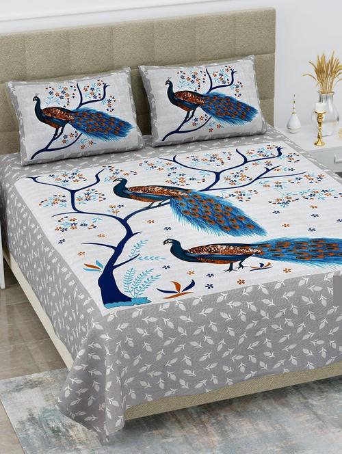 quilt n razai printed bedsheet set - 20443927 - Very Small Image - 1
