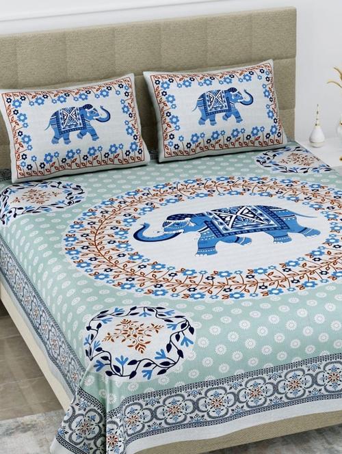 quilt n razai printed bedsheet set - 20443932 - Very Small Image - 1