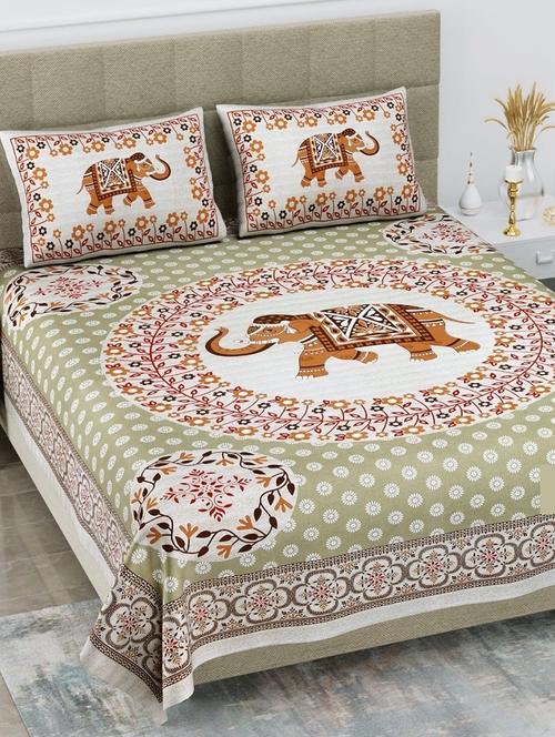 quilt n razai printed bedsheet set - 20443935 - Very Small Image - 1