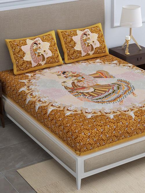 quilt n razai printed bedsheet set - 20443938 - Very Small Image - 1