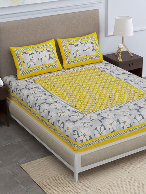 quilt n razai printed bedsheet set - 20443945 - Very Small Image - 1