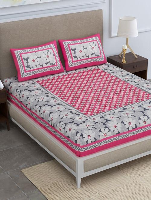 quilt n razai printed bedsheet set - 20443947 - Very Small Image - 1