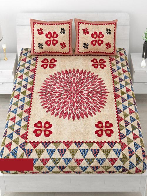 quilt n razai printed bedsheet set - 20443996 - Very Small Image - 1