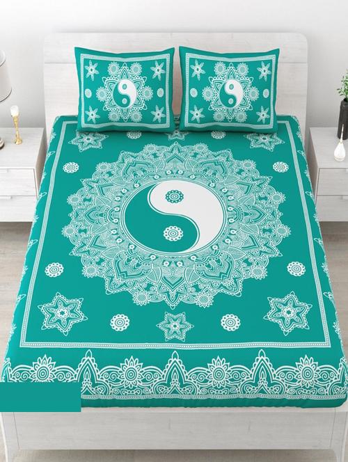printed bedsheet with pillow covers - 20444000 - Very Small Image - 1