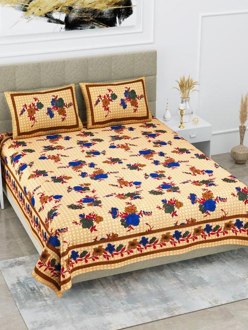 quilt n razai printed bedsheet set - 20444005 - Very Small Image - 1