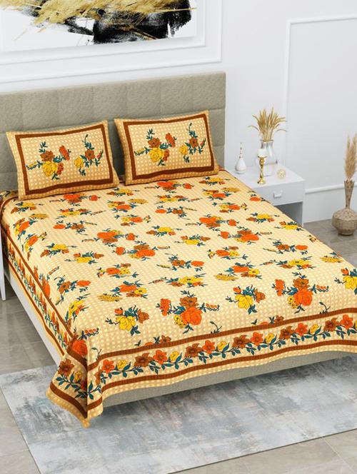 quilt n razai printed bedsheet set - 20444008 - Very Small Image - 1