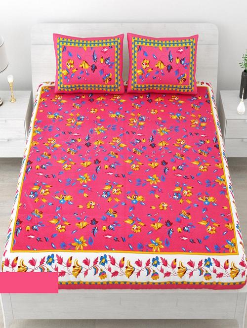 quilt n razai printed bedsheet set - 20444010 - Very Small Image - 1