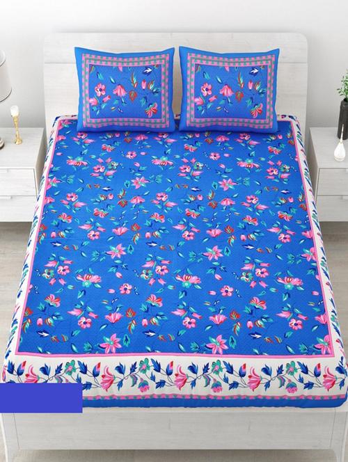 quilt n razai printed bedsheet set - 20444013 - Very Small Image - 1