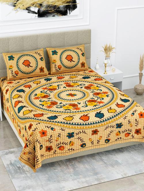 quilt n razai printed bedsheet set - 20444019 - Very Small Image - 1