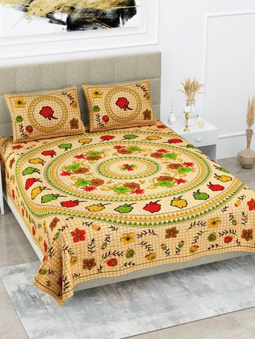 quilt n razai printed bedsheet set - 20444023 - Very Small Image - 1