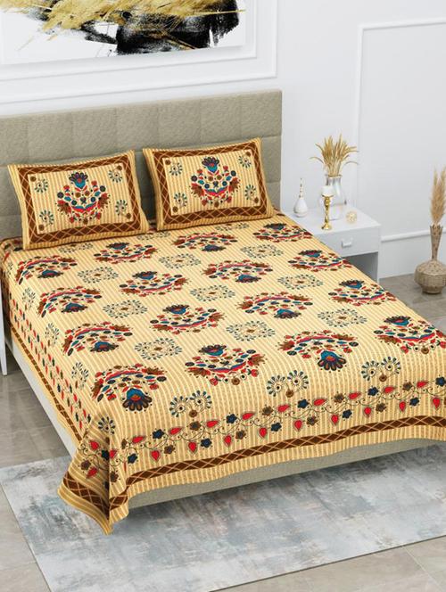 quilt n razai printed bedsheet set - 20444028 - Very Small Image - 1