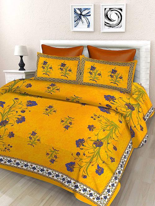 printed bedsheet with pillow covers - 20444036 - Very Small Image - 1