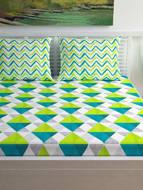 printed bedsheet with pillow covers - 20444043 - Very Small Image - 1