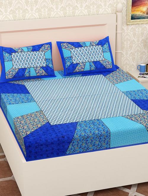 quilt n razai printed bedsheet set - 20444048 - Very Small Image - 1