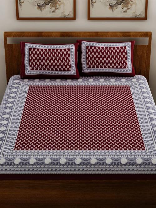 quilt n razai printed bedsheet set - 20444063 - Very Small Image - 1