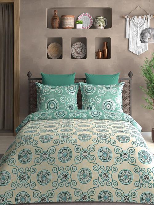 printed bedsheet with pillow covers - 20444081 - Very Small Image - 1