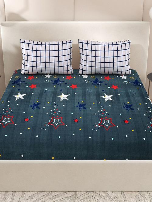 printed bedsheet with pillow covers - 20444099 - Very Small Image - 1