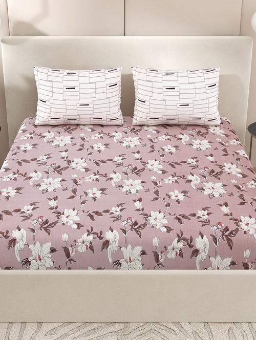 printed bedsheet with pillow covers - 20444107 - Very Small Image - 1