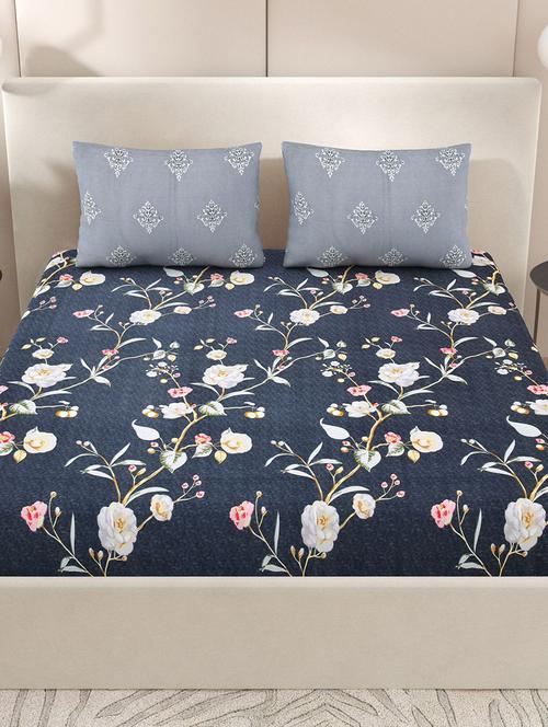 printed bedsheet with pillow covers - 20444110 - Very Small Image - 1