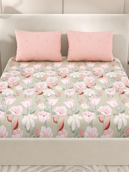 printed bedsheet with pillow covers - 20444119 - Very Small Image - 1