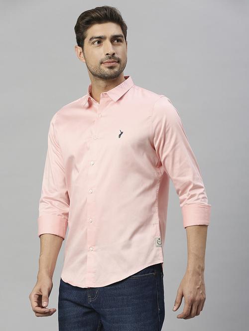 men solid casual shirt - 20444859 - Very Small Image - 1