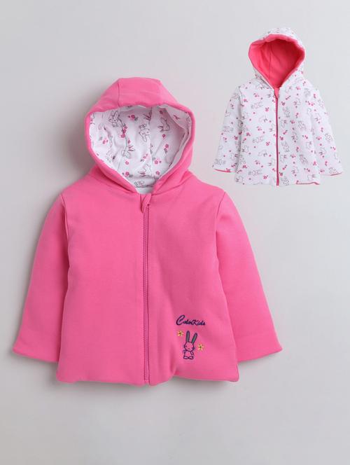 girls reversible hooded jacket - 20446008 - Very Small Image - 1