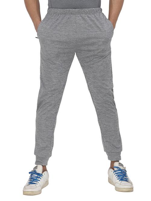 men's grey polyester jogger track pants - 20446595 - Very Small Image - 1