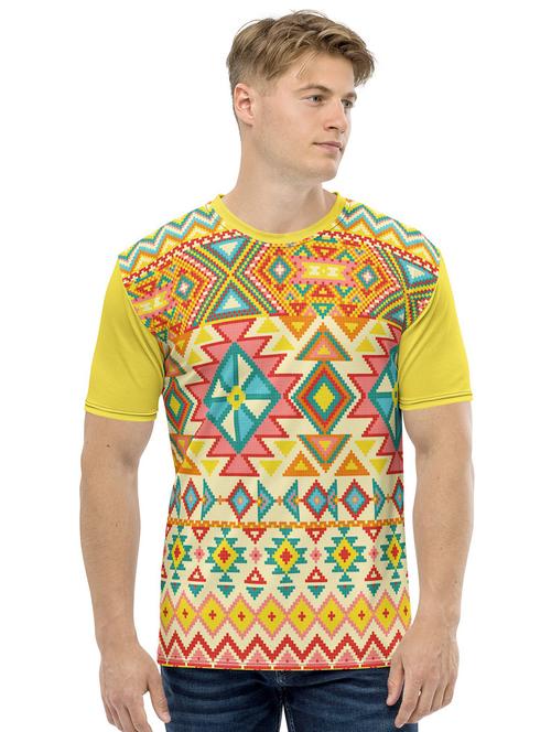 men's round neck printed t-shirt - 20446660 - Very Small Image - 1