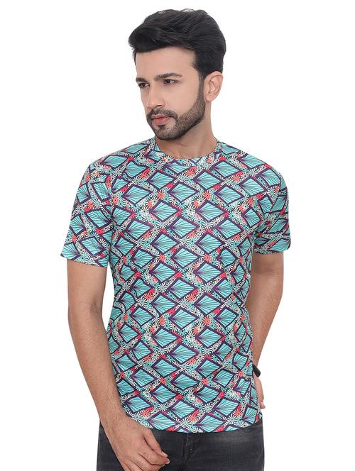 men's round neck printed t-shirt - 20446668 - Very Small Image - 1