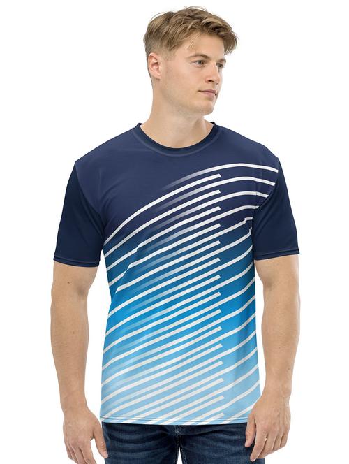 men multi colored polyester regular t-shirt - 20446740 - Very Small Image - 1