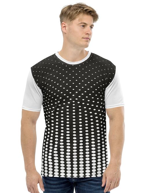 men multi colored polyester regular t-shirt - 20446748 - Very Small Image - 1