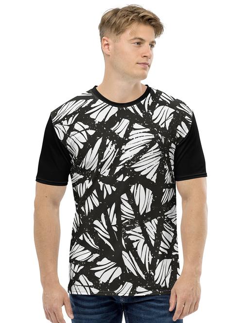 men multi colored polyester regular t-shirt - 20446762 - Very Small Image - 1