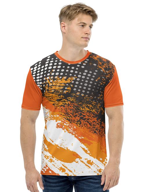 men multi colored polyester regular t-shirt - 20446773 - Very Small Image - 1