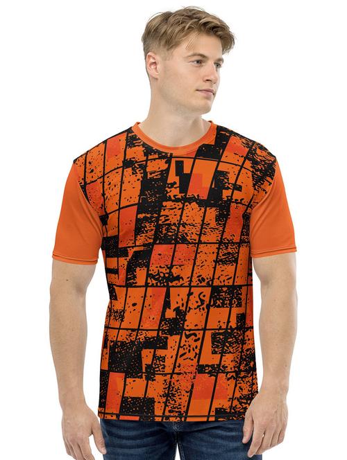 men multi colored polyester regular t-shirt - 20446776 - Very Small Image - 1