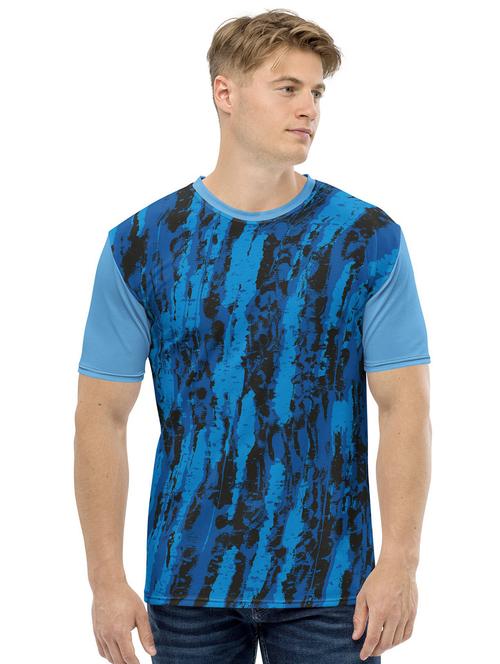 men multi colored polyester regular t-shirt - 20446788 - Very Small Image - 1