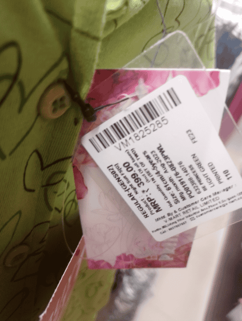 green cotton blend sleepshirts nightwear - 20447576 - Very Small Image - 1