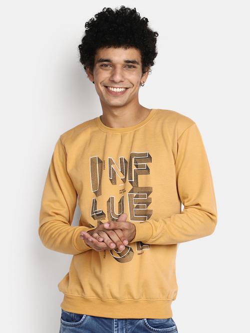 orange cotton striped sweatshirt - 20448151 - Very Small Image - 1