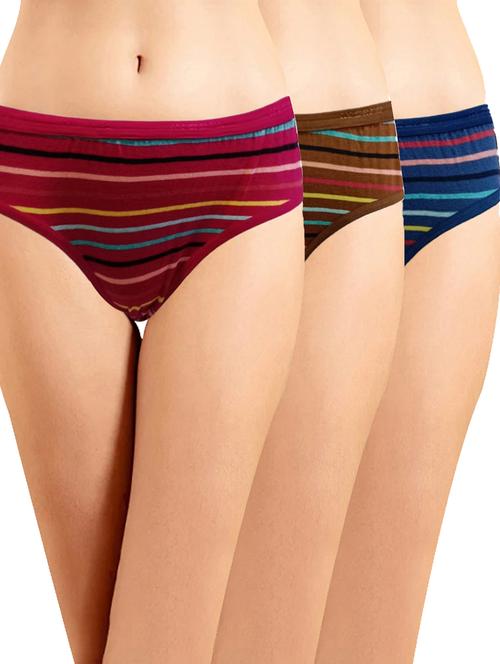 pack of 3 striped panties - 20448563 - Very Small Image - 1
