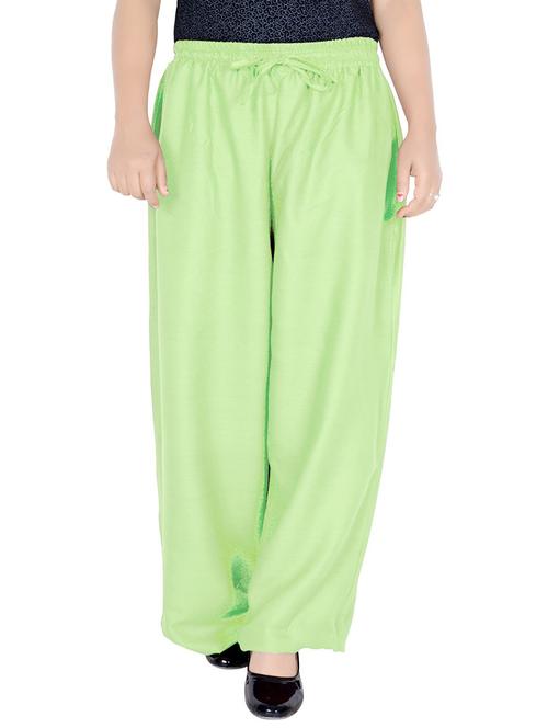 women mid rise solid palazzo - 20448718 - Very Small Image - 1