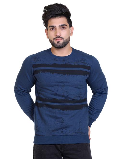 mens front print sweatshirt - 20449152 - Very Small Image - 1