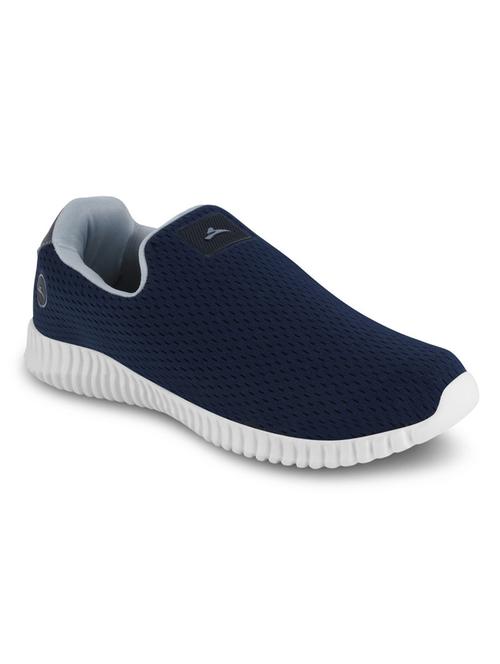 men solid navy blue slip on sport shoe - 20449242 - Very Small Image - 1