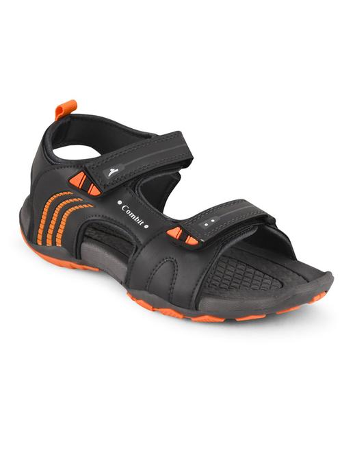 men solid navy blue back strap sandal - 20449279 - Very Small Image - 1