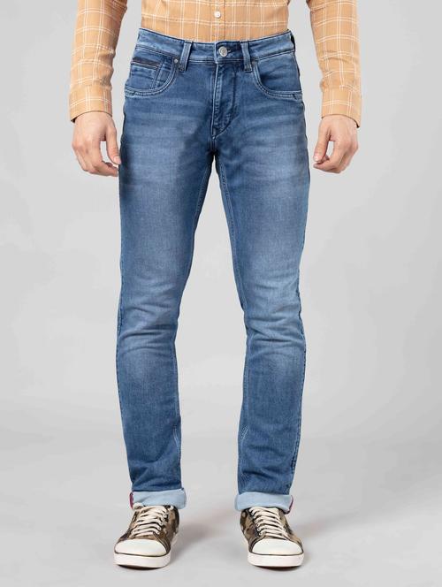 mens slim fit plain jeans - 20450135 - Very Small Image - 1